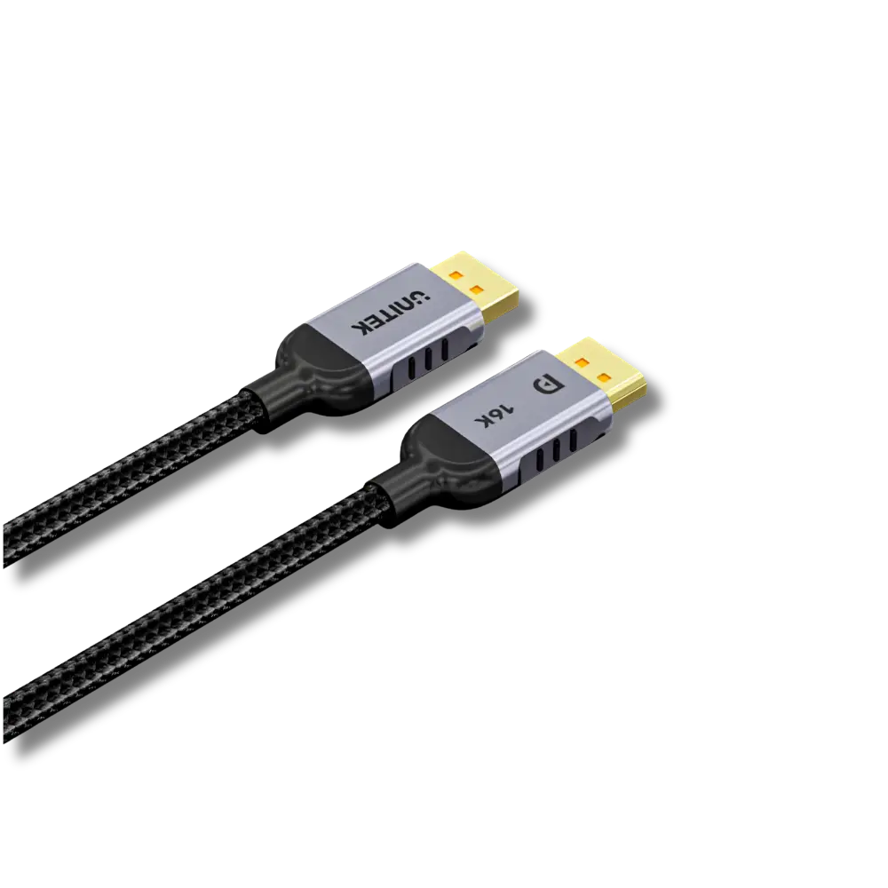 Unitek C1626GY01 Gaming 8K@120Hz DisplayPort 2.1 Cable - للتقنيات الحديثة TT TAB متجر