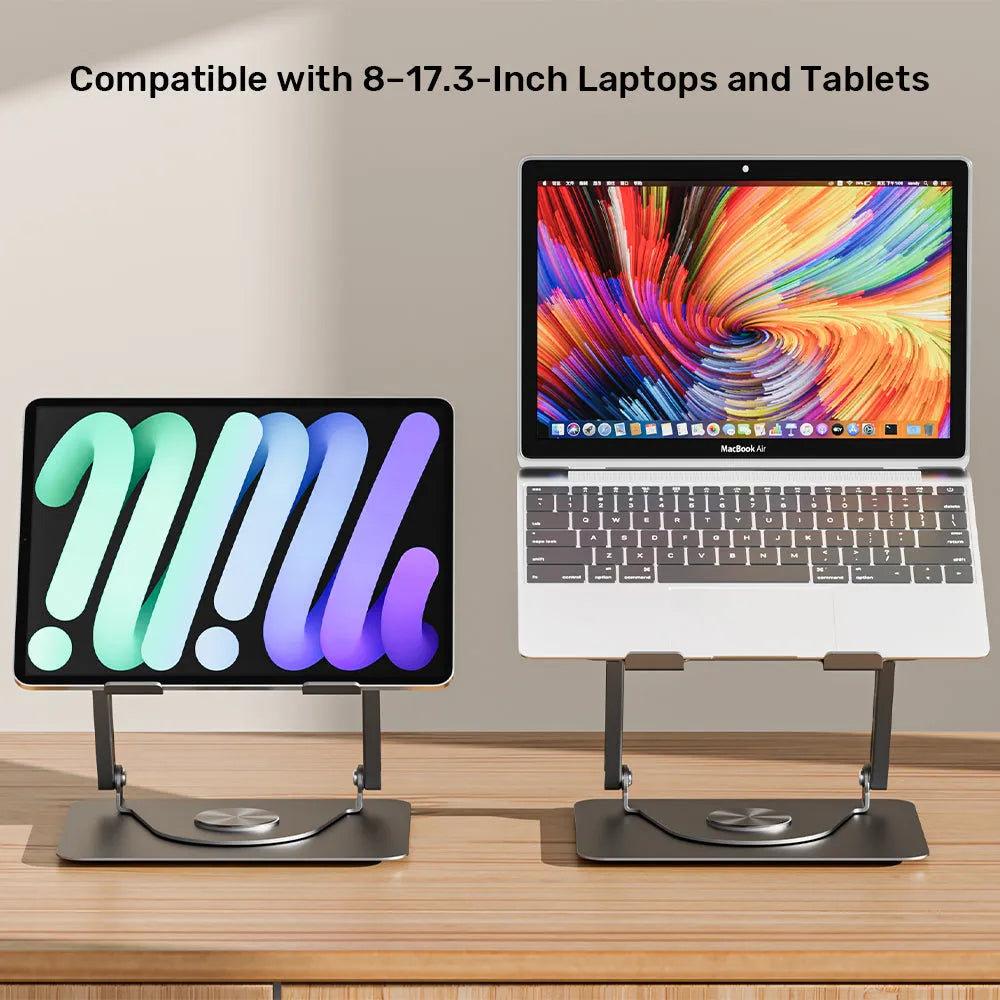 Unitek OT1098AGY01 Adjustable Laptop Stand with Detachable Cooling Fan - متجر TT Tab للتقنيات الحديثة
