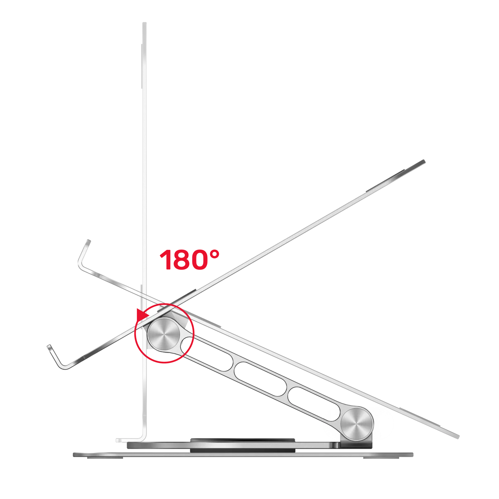 Unitek OT180SL01 Adjustable Laptop Stand with 360° Rotating Base - للتقنيات الحديثة TT TAB متجر