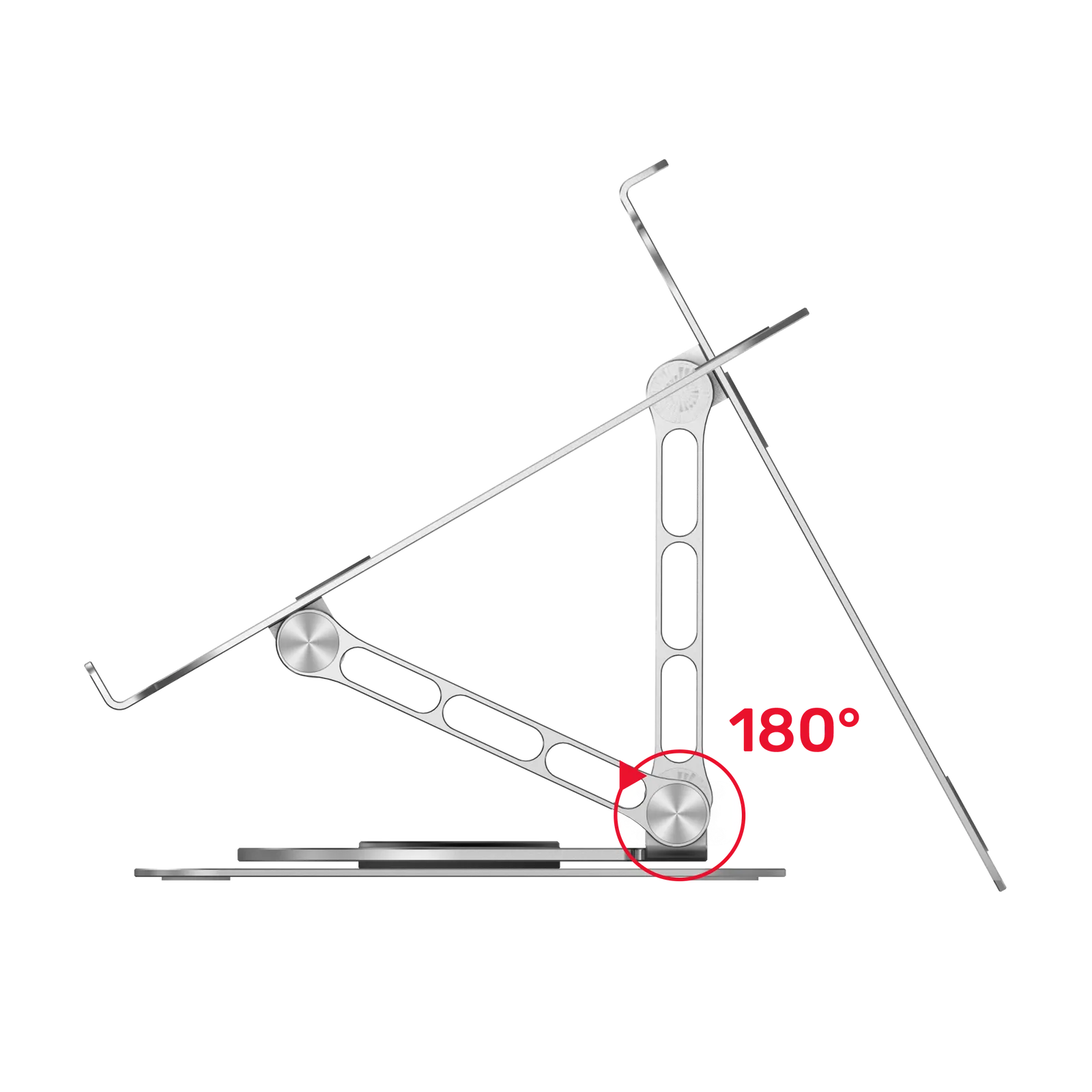 Unitek OT180SL01 Adjustable Laptop Stand with 360° Rotating Base - للتقنيات الحديثة TT TAB متجر