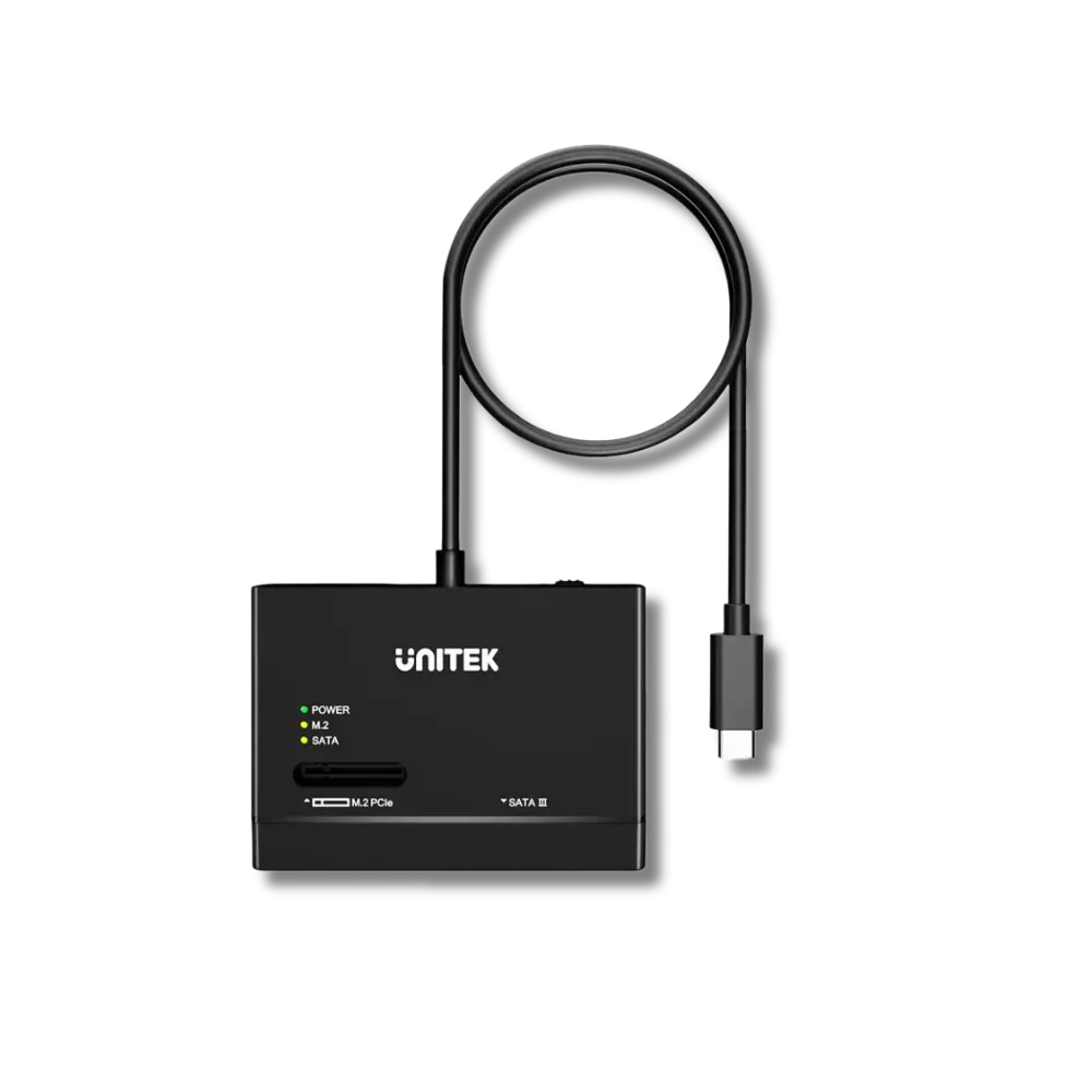 Unitek S1232A01 SSD M.2 NVMe and SATA 2.5/3.5 Enclosure Adapter - متجر TT Tab للتقنيات الحديثة