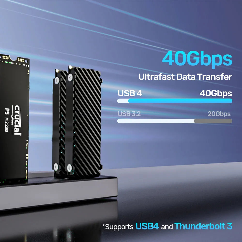 Unitek S1243BGY01 USB4 4-Bay M.2 SSD Docking Station Support Offline Clone - متجر TT Tab للتقنيات الحديثة
