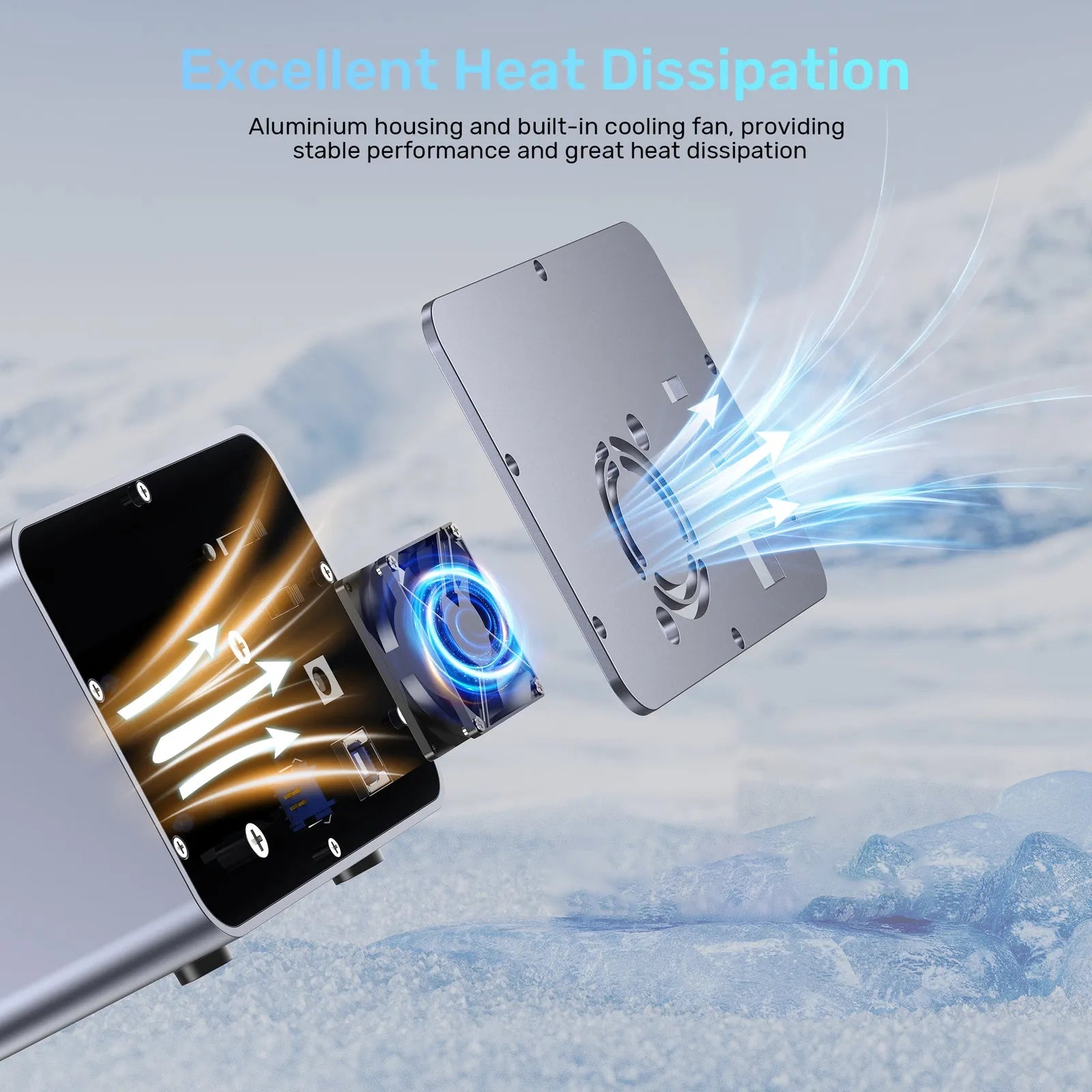 Unitek S1308C 2 Bay USB-C RAID External Hard Drive Enclosure - للتقنيات الحديثة TT TAB متجر