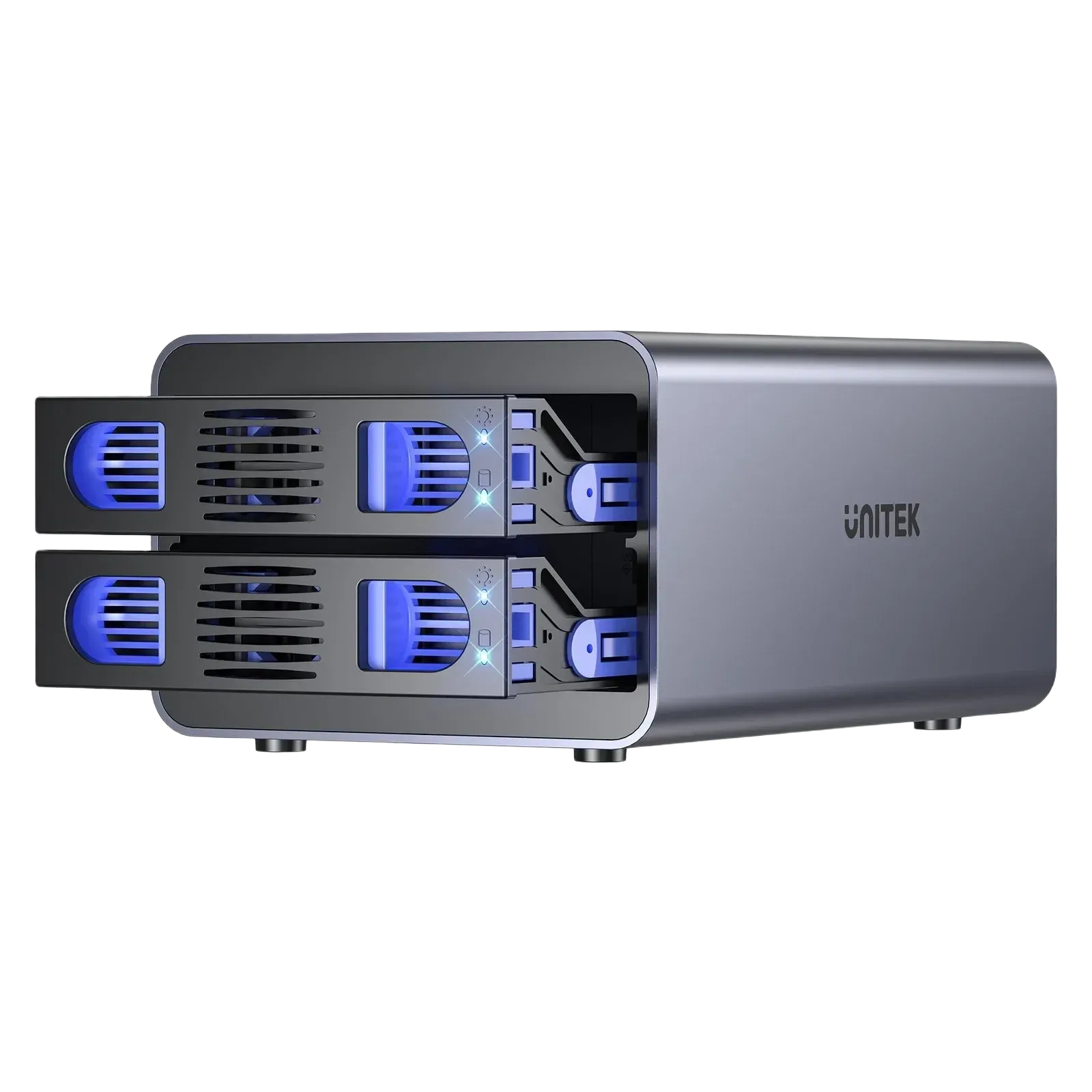 Unitek S1308C 2 Bay USB-C RAID External Hard Drive Enclosure - للتقنيات الحديثة TT TAB متجر