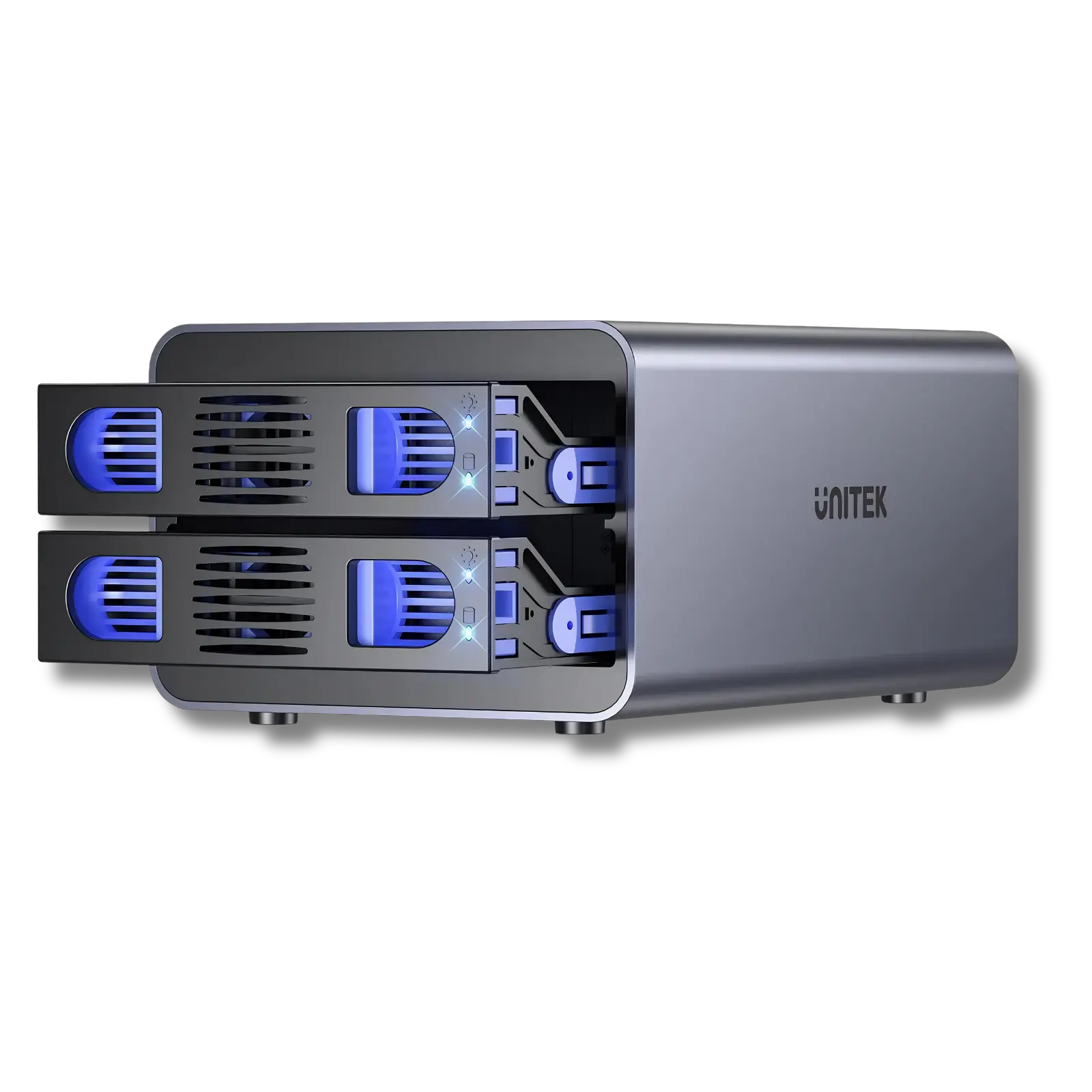Unitek S1308C 2 Bay USB-C RAID External Hard Drive Enclosure - للتقنيات الحديثة TT TAB متجر