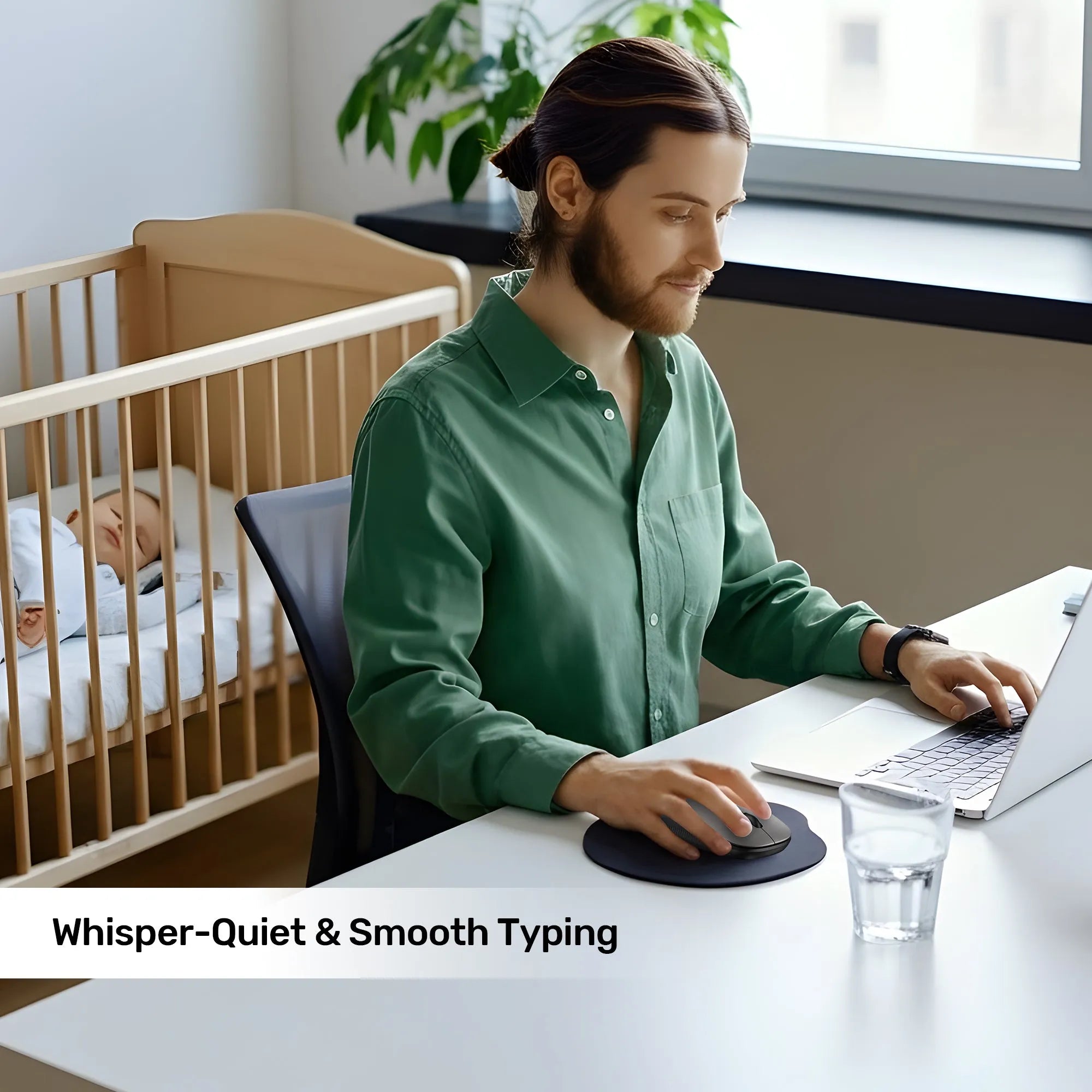 Unitek SlimTrack 2.4GHz Wireless Optical Mouse with Quiet Clicks - متجر TT Tab للتقنيات الحديثة