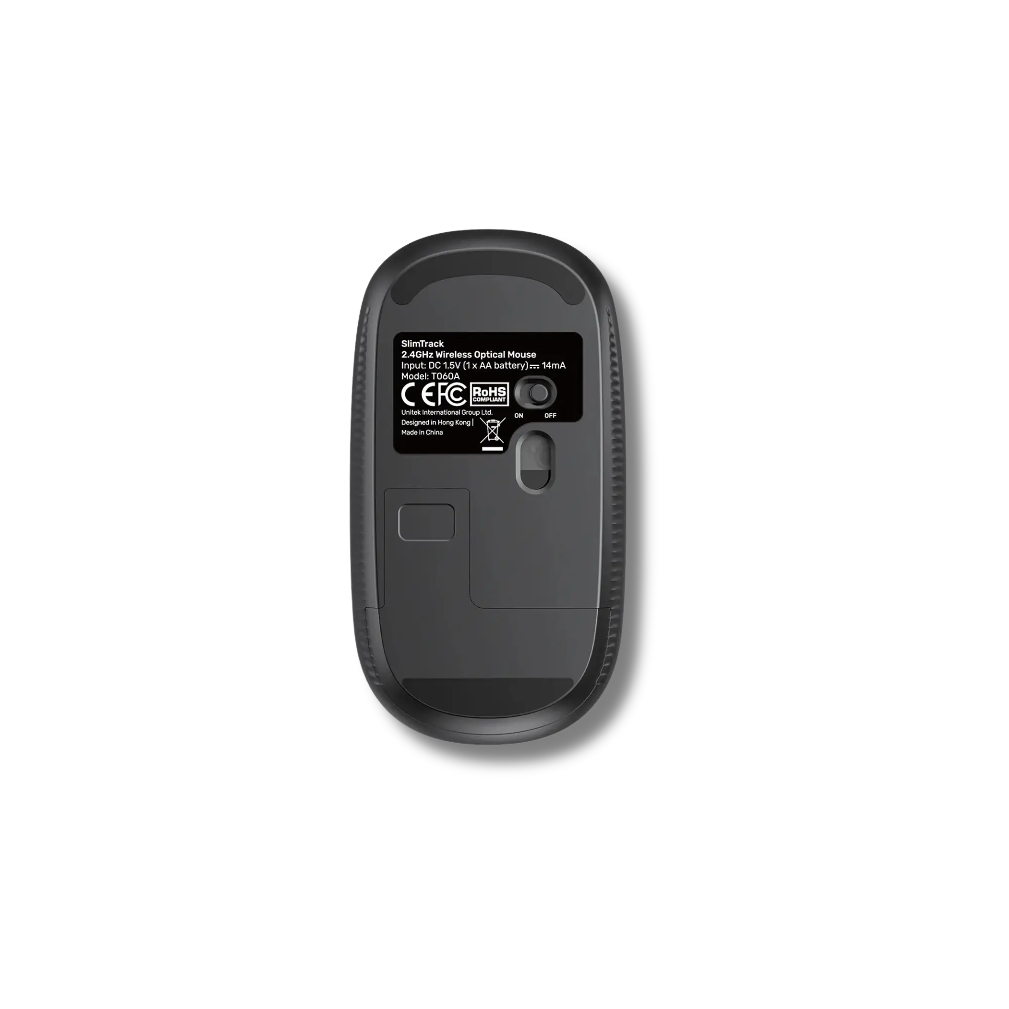 Unitek SlimTrack 2.4GHz Wireless Optical Mouse with Quiet Clicks - متجر TT Tab للتقنيات الحديثة