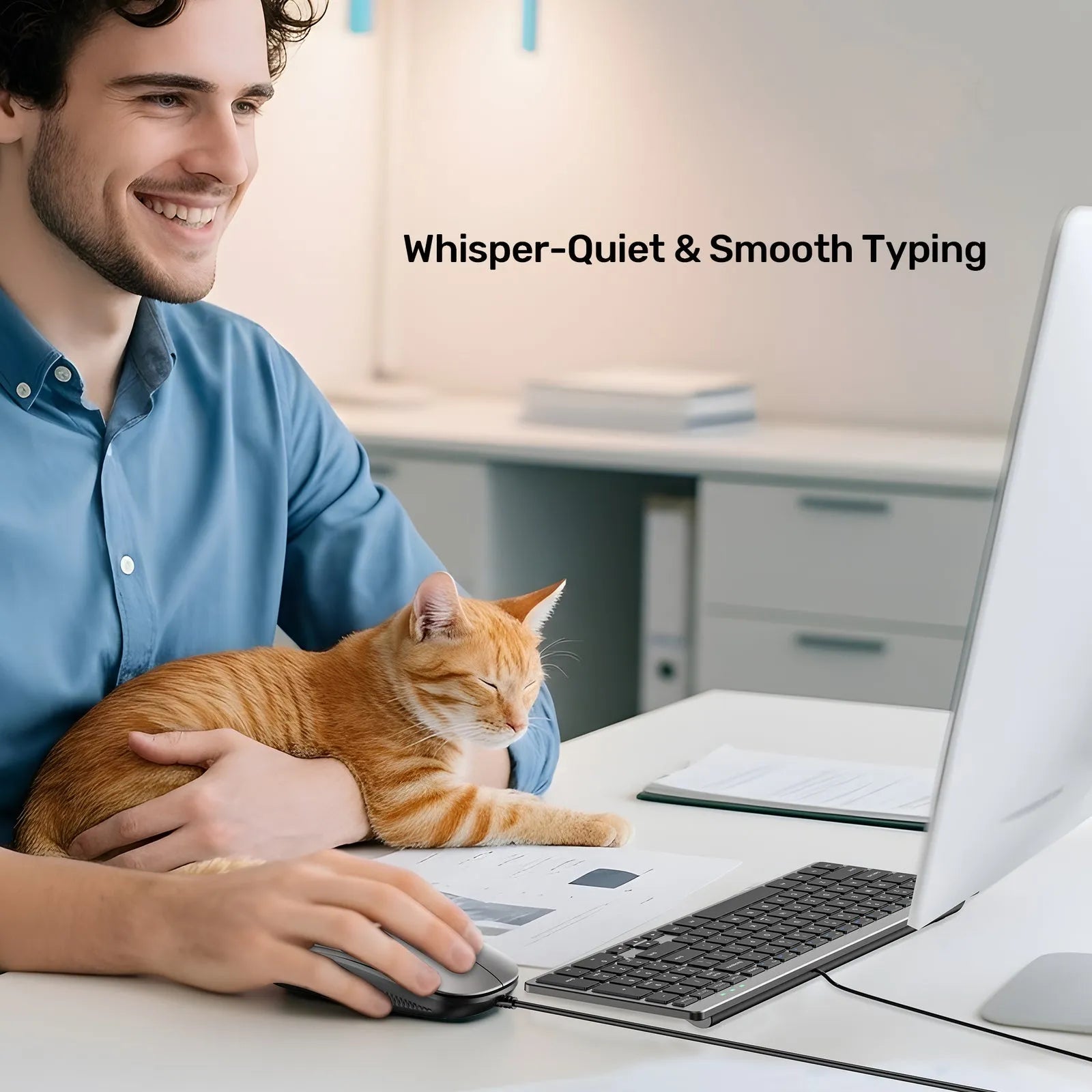 Unitek SlimTrack Wired Optical Mouse with Quiet Clicks - متجر TT Tab للتقنيات الحديثة