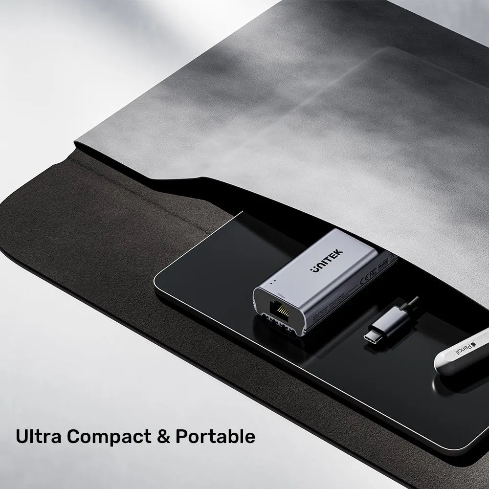 Unitek U1343AGY01 USB-C to 5Gbps Ethernet Adapter - متجر TT Tab للتقنيات الحديثة