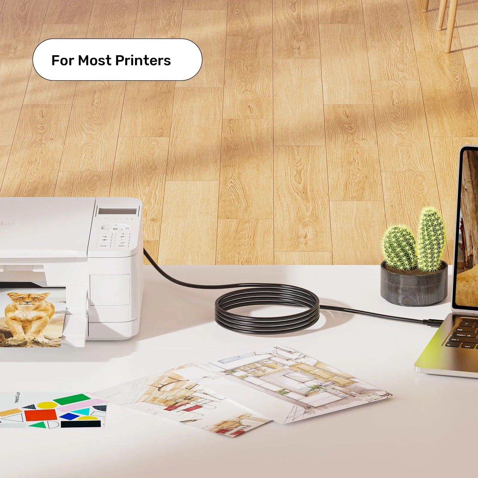 Unitek C14140ABK USB-C to USB-B Data and Charging Cable - للتقنيات الحديثة TT TAB متجر