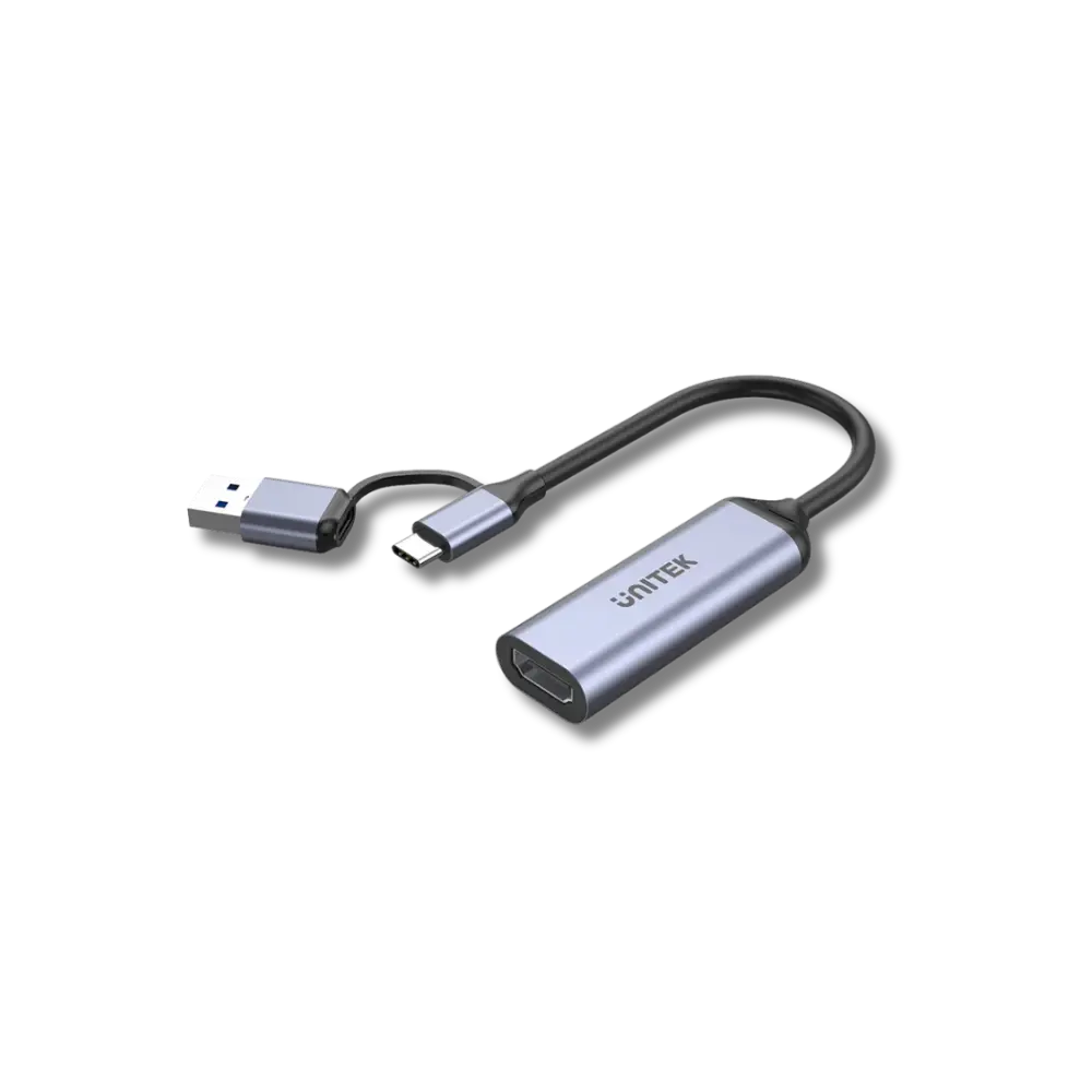 Unitek V1167A HDMI to USB-C/A Video Capture Card - متجر TT Tab للتقنيات الحديثة