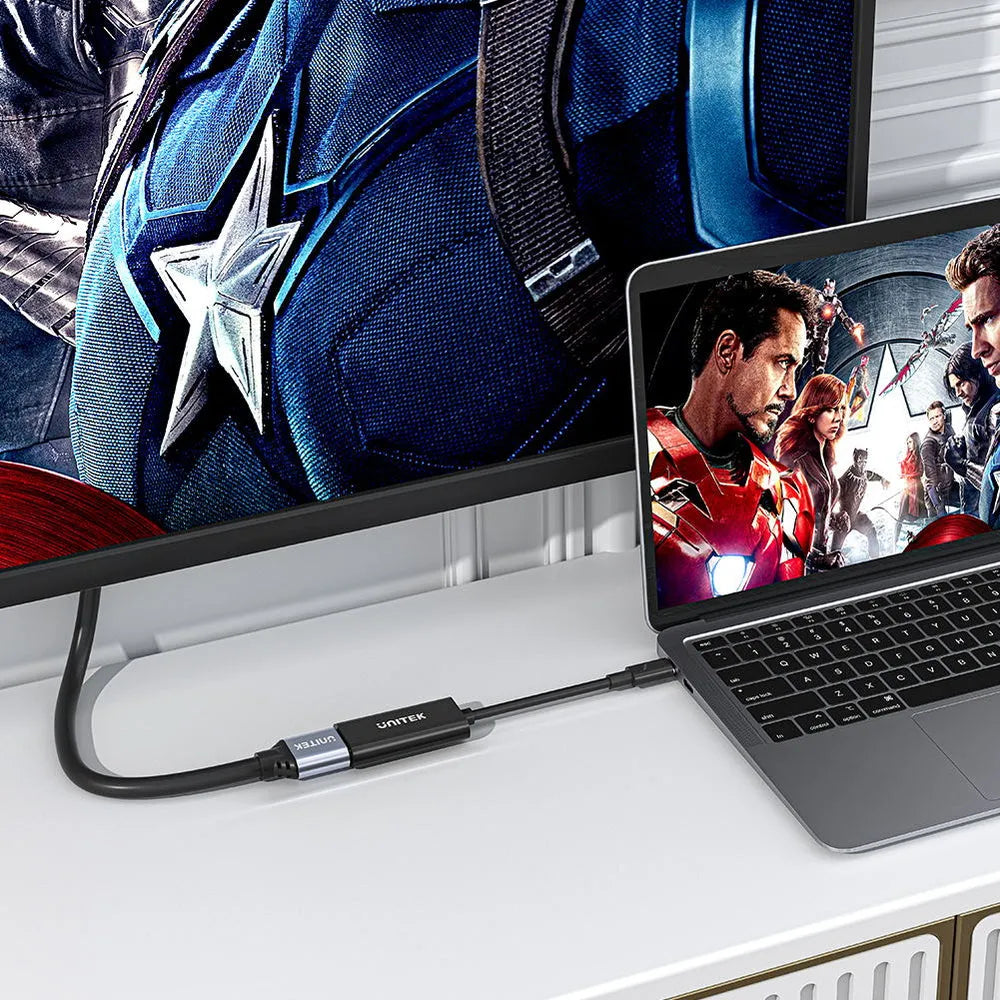 Unitek V1421A 4K 60Hz USB-C to HDMI 2.0 Adapter - متجر TT Tab للتقنيات الحديثة
