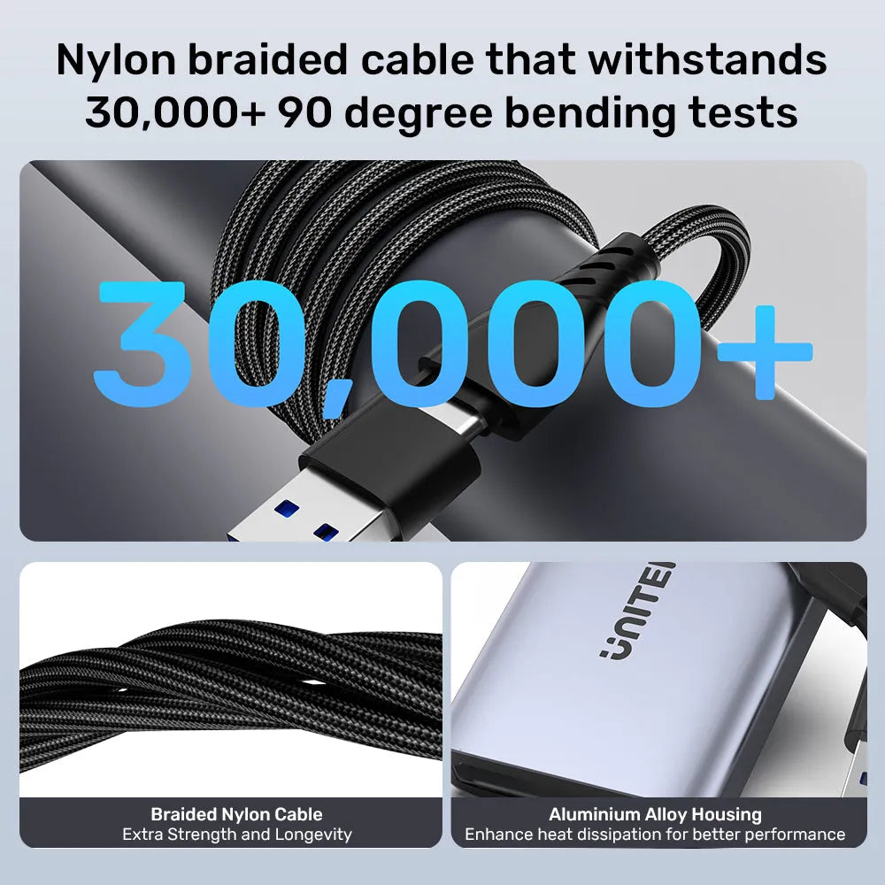 Unitek V1427A01 USB C/A Dual HDMI Adapter - للتقنيات الحديثة TT TAB متجر