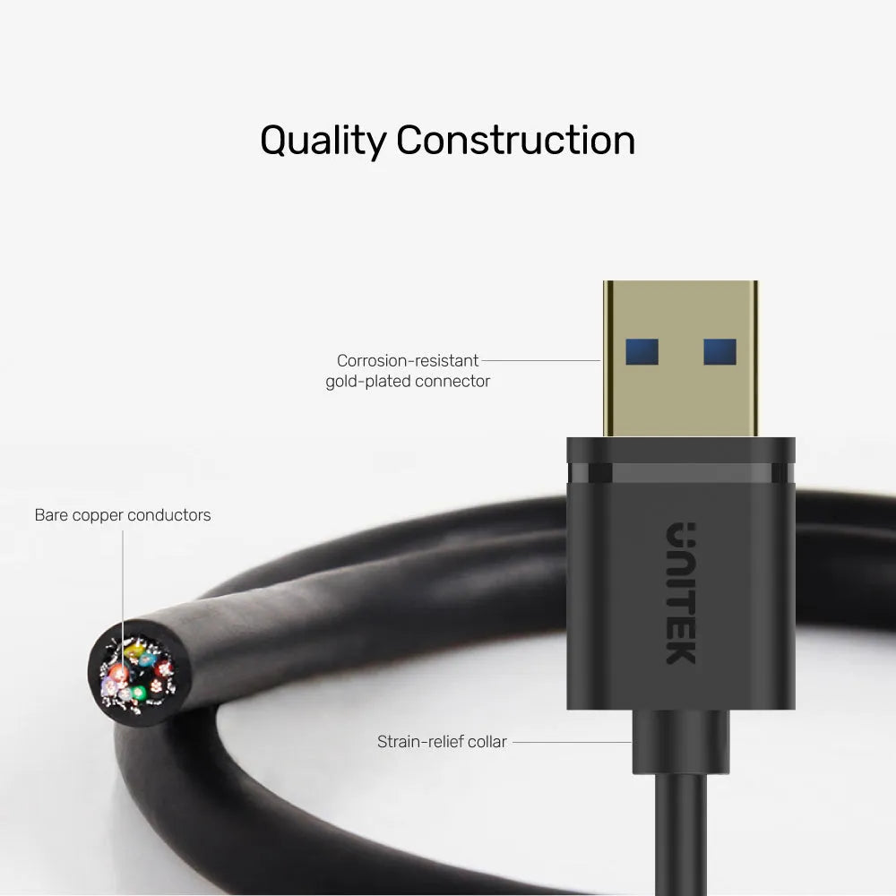 Unitek USB 3.0 Type-A Extension Cable - للتقنيات الحديثة TT TAB متجر
