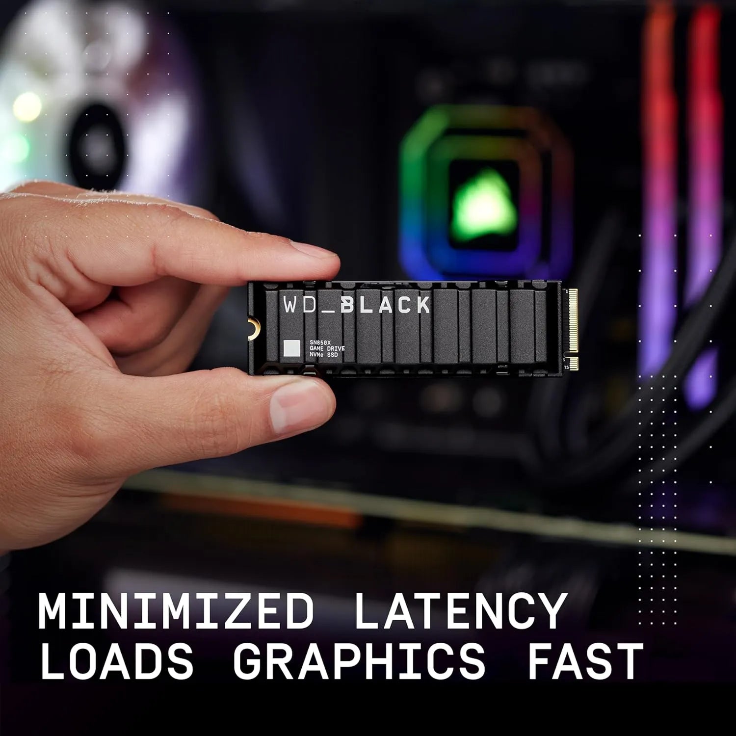 WD BLACK SN850X with Heatsink SSD NVMe Gen4 Support PS5 - للتقنيات الحديثة TT TAB متجر