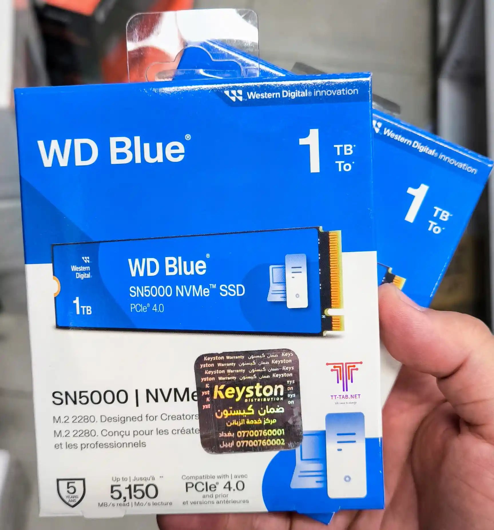 WD Blue SN5000 SSD NVMe Gen4 - للتقنيات الحديثة TT TAB متجر