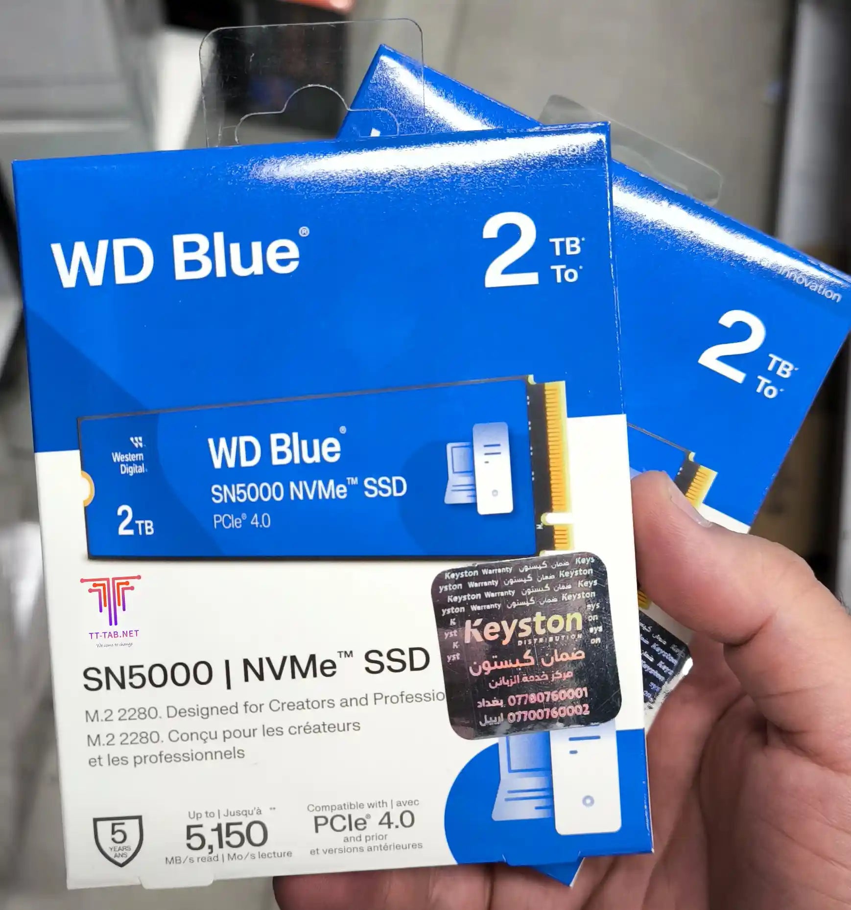 WD Blue SN5000 SSD NVMe Gen4 - للتقنيات الحديثة TT TAB متجر