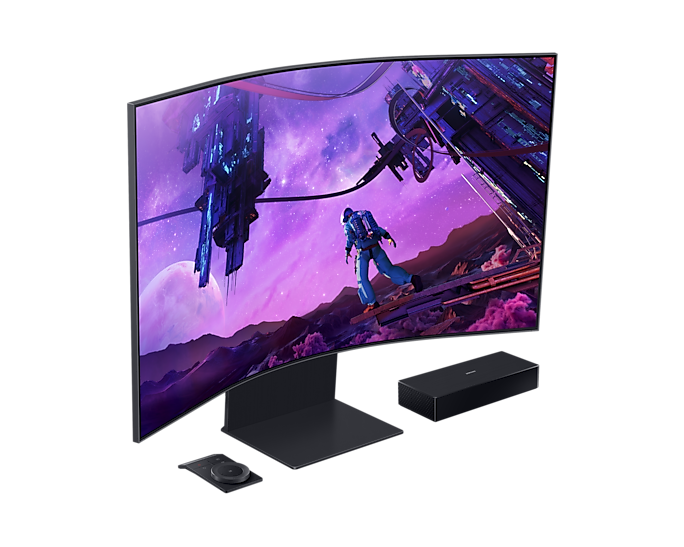 Samsung ARK 55 4K Curved 1ms 165Hz HDR2000 - للتقنيات الحديثة TT TAB متجر