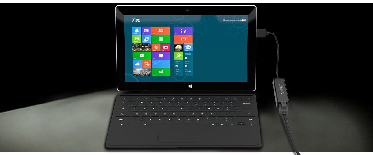 Orico UTJ-U3 USB Type-A to Ethernet Adapter 1Gb - للتقنيات الحديثة TT TAB متجر