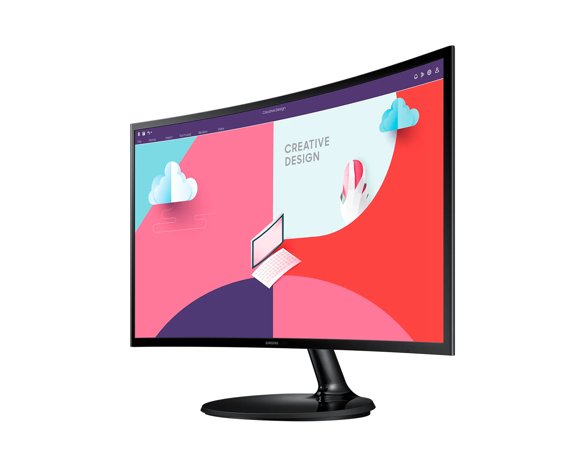 Samsung C360 FHD Curved VA 5ms 75Hz - للتقنيات الحديثة TT TAB متجر