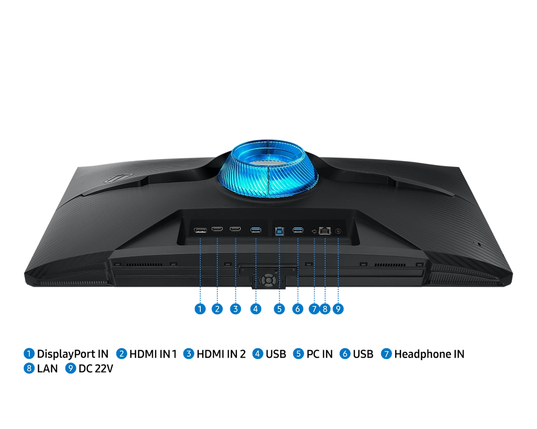 Samsung Odyssey G7 Smart 4K IPS 1ms 144Hz HDR400 G-Sync Compatible - للتقنيات الحديثة TT TAB متجر