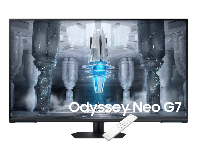 Samsung Odyssey NEO G7 Smart 4K Flat VA 1ms 144Hz HDR600 FreeSync Premium Pro - للتقنيات الحديثة TT TAB متجر