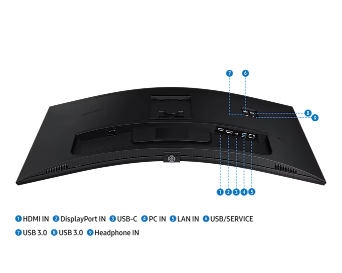 Samsung ViewFinity S6 Ultra WQHD Curved VA 5ms 100Hz 21:9 HDR10 with Speaker - للتقنيات الحديثة TT TAB متجر