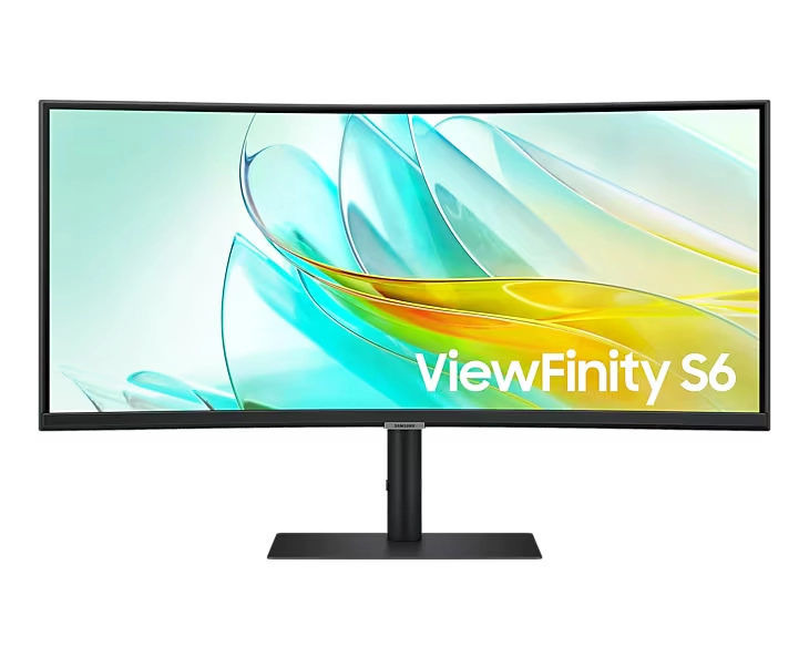 Samsung ViewFinity S6 Ultra WQHD Curved VA 5ms 100Hz 21:9 HDR10 with Speaker - للتقنيات الحديثة TT TAB متجر