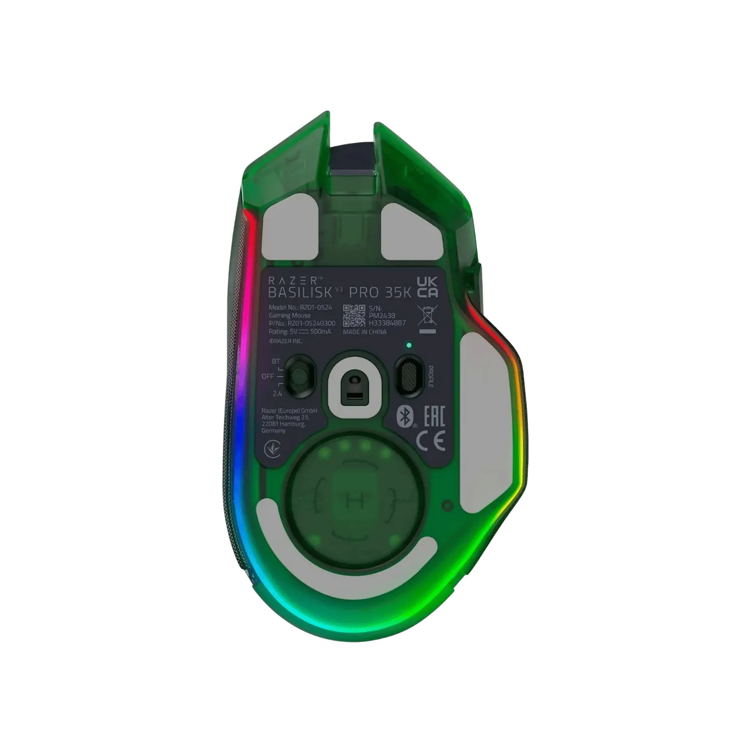Razer Basilisk V3 Pro 35K Wireless Gaming Mouse with 11 Programmable Buttons and Tri-Mode Connection - متجر TT Tab للتقنيات الحديثة