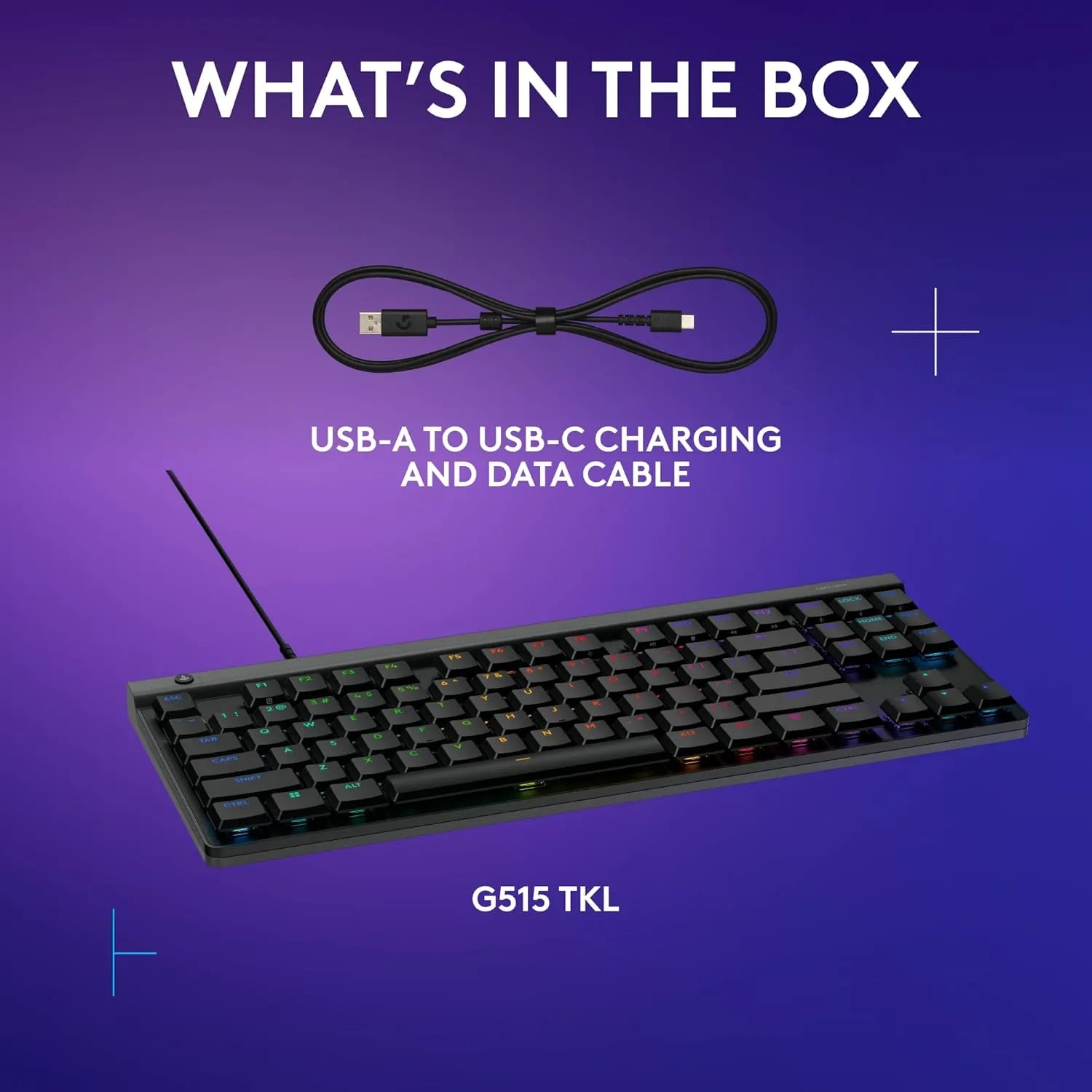 Logitech G515 TKL Low Profile Wired Mechanical Gaming Keyboard - متجر TT Tab للتقنيات الحديثة