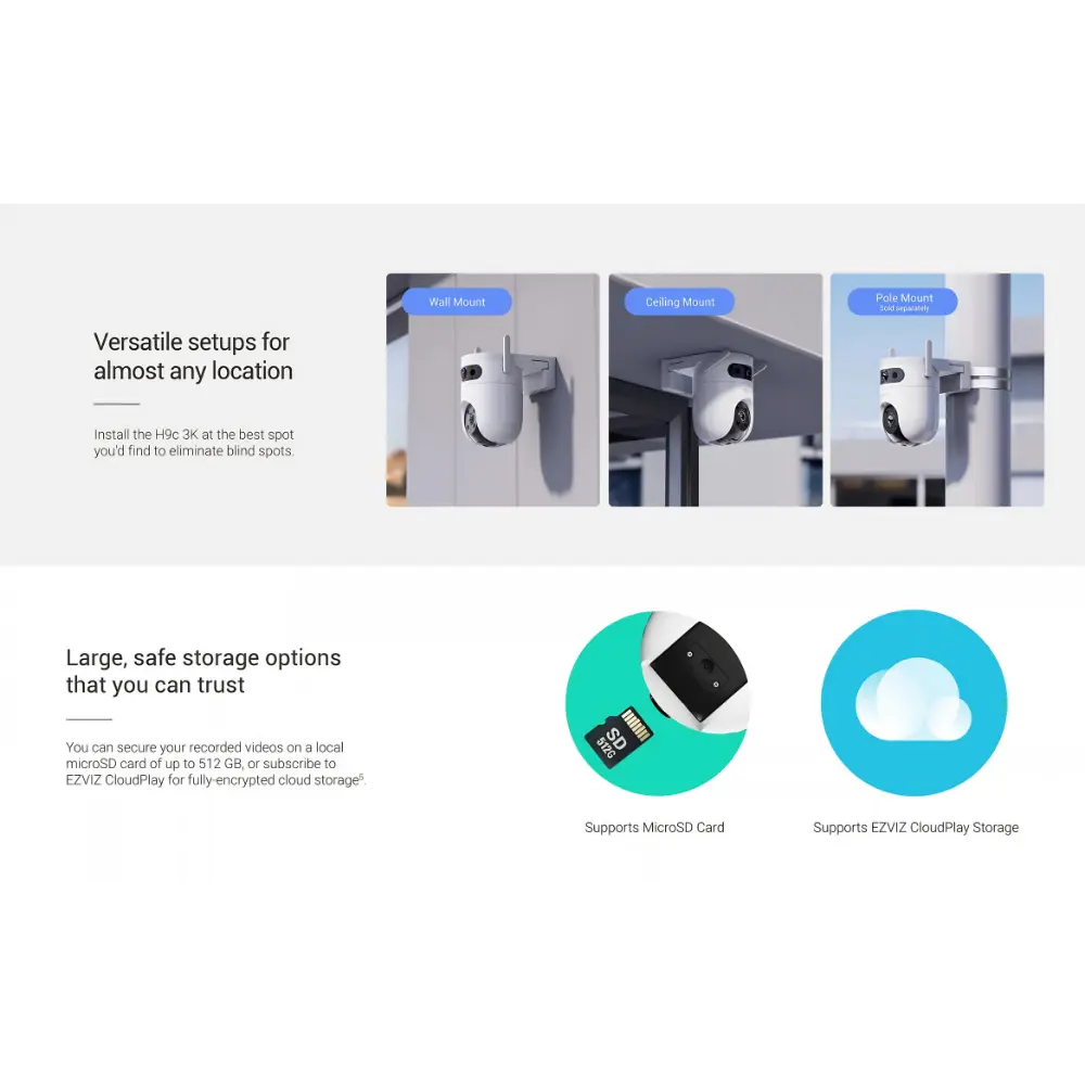 EZVIZ H9c Dual 3K + 3K Outdoor Dual-Lens Pan/Tilt Wi-Fi Camera - متجر TT Tab للتقنيات الحديثة