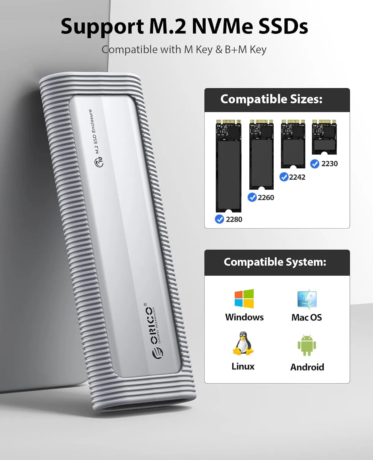 Orico AXM2-G2-V1 M.2 NVMe Enclosure