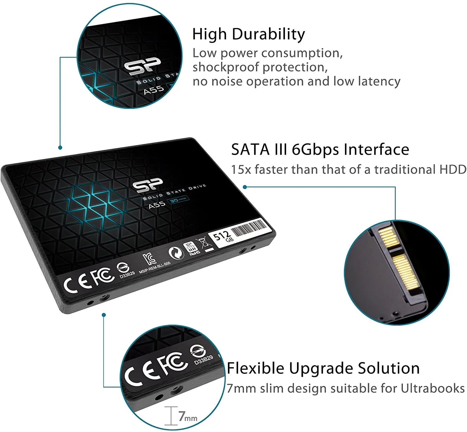 Silicon Power A55 SSD SATA 2.5