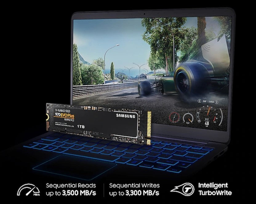 Samsung 970 EVO Plus SSD NVMe Gen3 with DRAM
