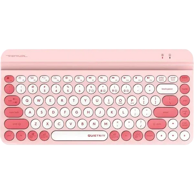 A4Tech FBK30 Wireless/ Bluetooth Keyboard/ Low-Profile Keys with Cradle