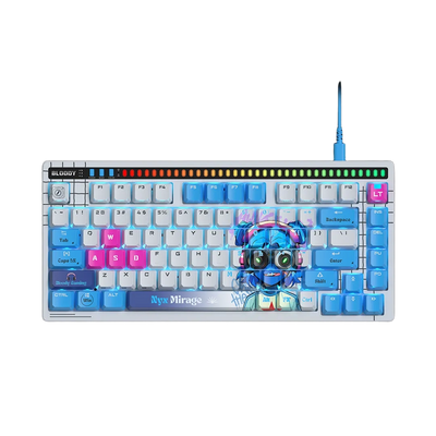 Bloody AT75 Alpha Nyx Mirage Optical Switch Wired Gaming Keyboard 75%