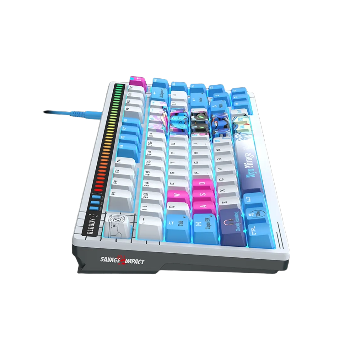 Bloody AT75 Alpha Optical Switch Wired Mechanical Keyboard 75% - متجر TT Tab للتقنيات الحديثة