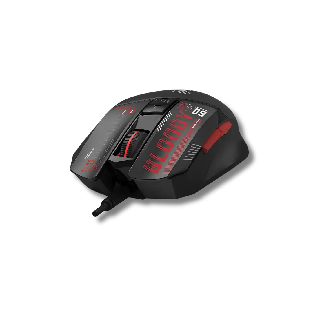 Bloody W60 Max Mini Lightweight RGB Wired Gaming Mouse - متجر TT Tab للتقنيات الحديثة
