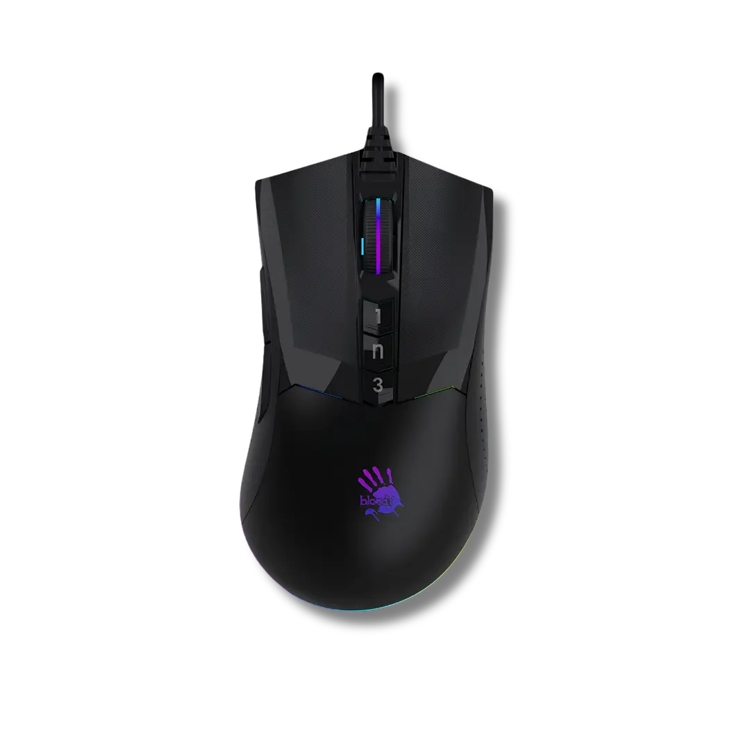 Bloody W90 Pro RGB Wired Gaming Mouse with Adjustable lift-off distance - متجر TT Tab للتقنيات الحديثة