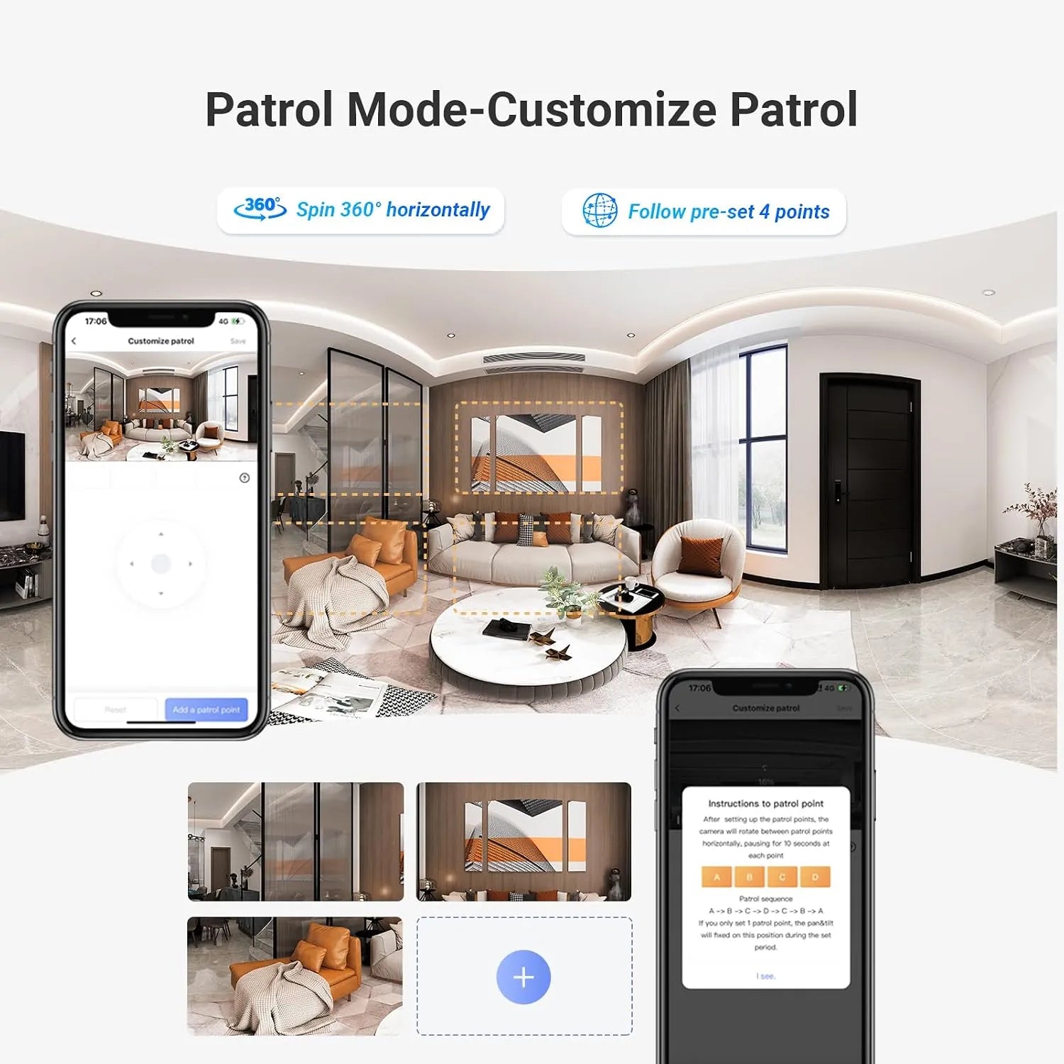 EZVIZ C7 Dual 2K+ Dual-Lens Pan/Tilt Wi-Fi 6 Indoor Security Camera with Gesture-Activated Video Calling - متجر TT Tab للتقنيات الحديثة