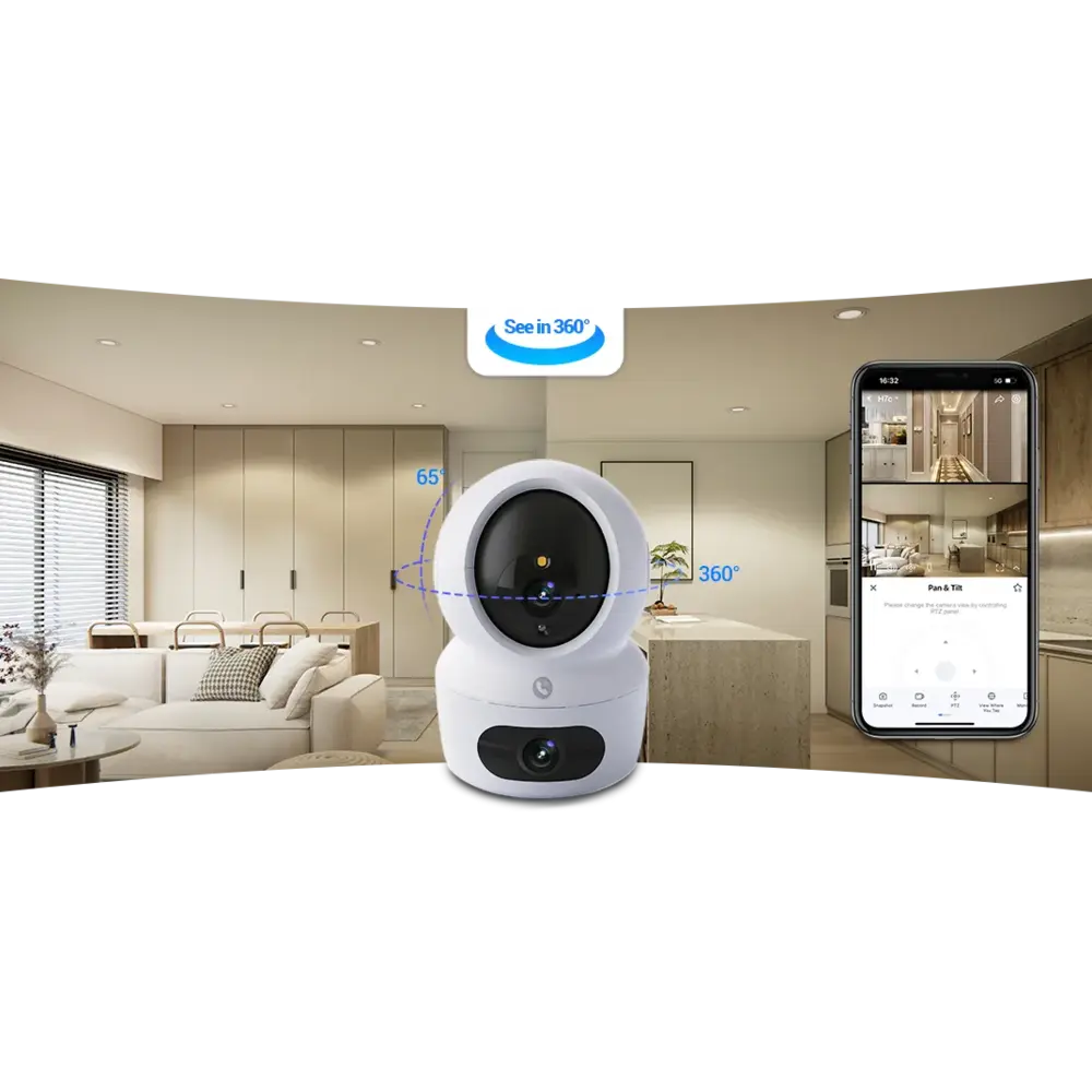 EZVIZ H7c Dual 2K+ Dual-Lens Pan/Tilt Wi-Fi 6 Indoor Security Camera - متجر TT Tab للتقنيات الحديثة