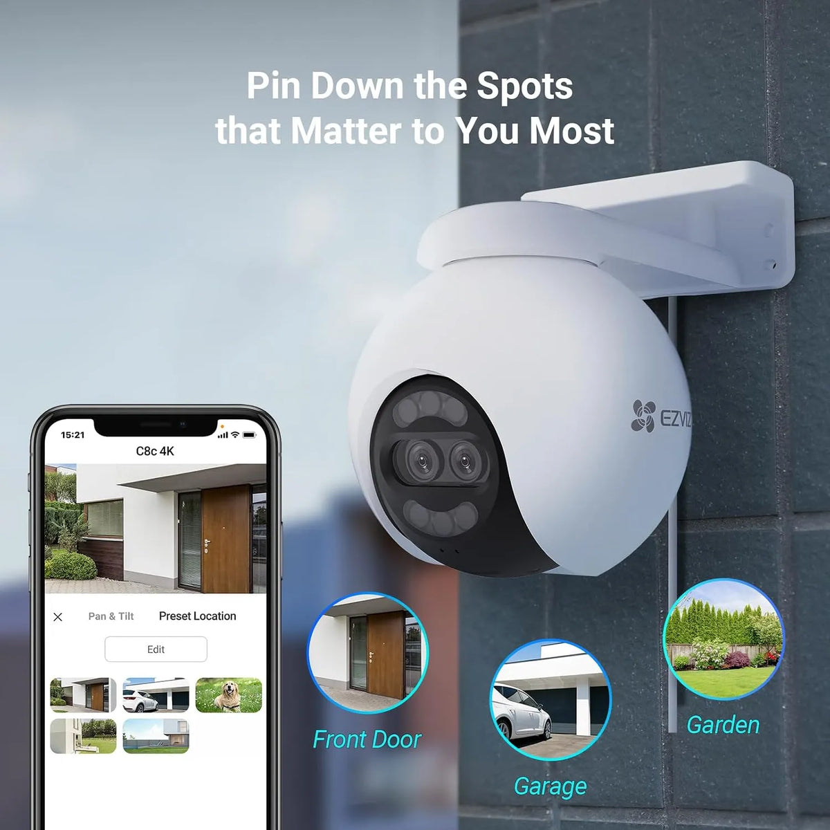 EZVIZ H80x Dual 4K 8MP Dual-Lens Outdoor Pan/Tilt Wi-Fi Security Camera with Full Color Night Vision - متجر TT Tab للتقنيات الحديثة