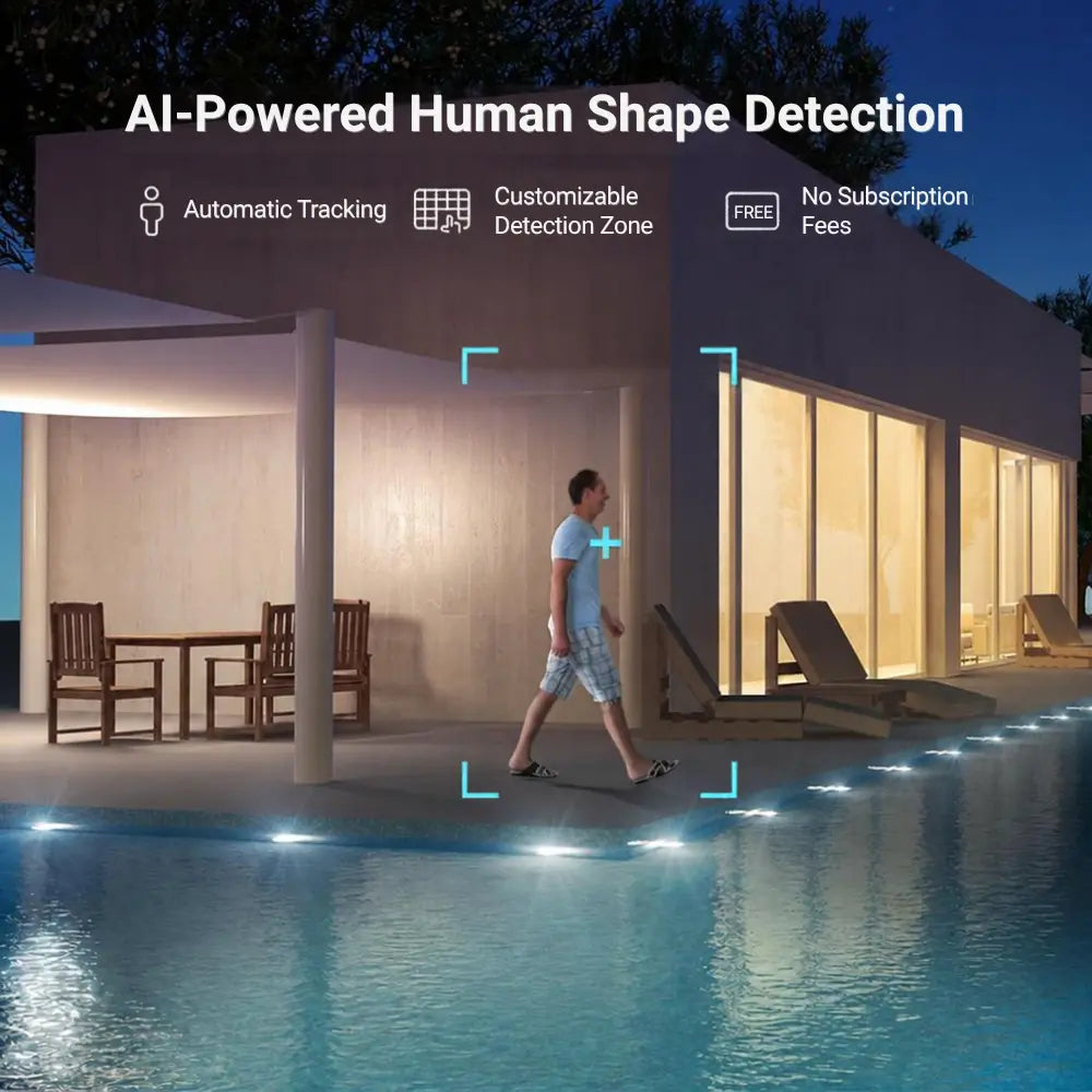 EZVIZ H8c PoE 2K 3MP Outdoor Pan/Tilt Security Camera with Color Night Vision - متجر TT Tab للتقنيات الحديثة