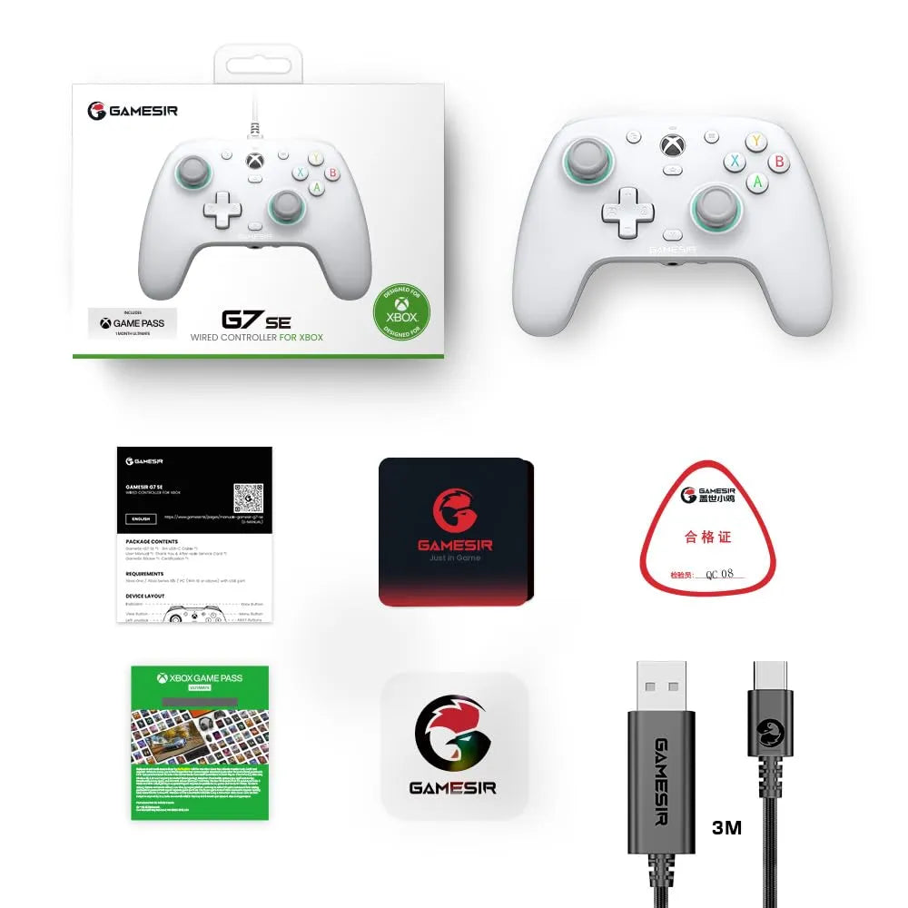 GameSir G7 SE XBOX & PC Wired Gaming Controller with Hall Effect Sticks & Triggers - متجر TT Tab للتقنيات الحديثة