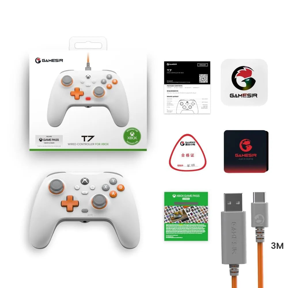 GameSir T7 XBOX & PC Wired Gaming Controller with Hall Effect Sticks & Triggers - متجر TT Tab للتقنيات الحديثة