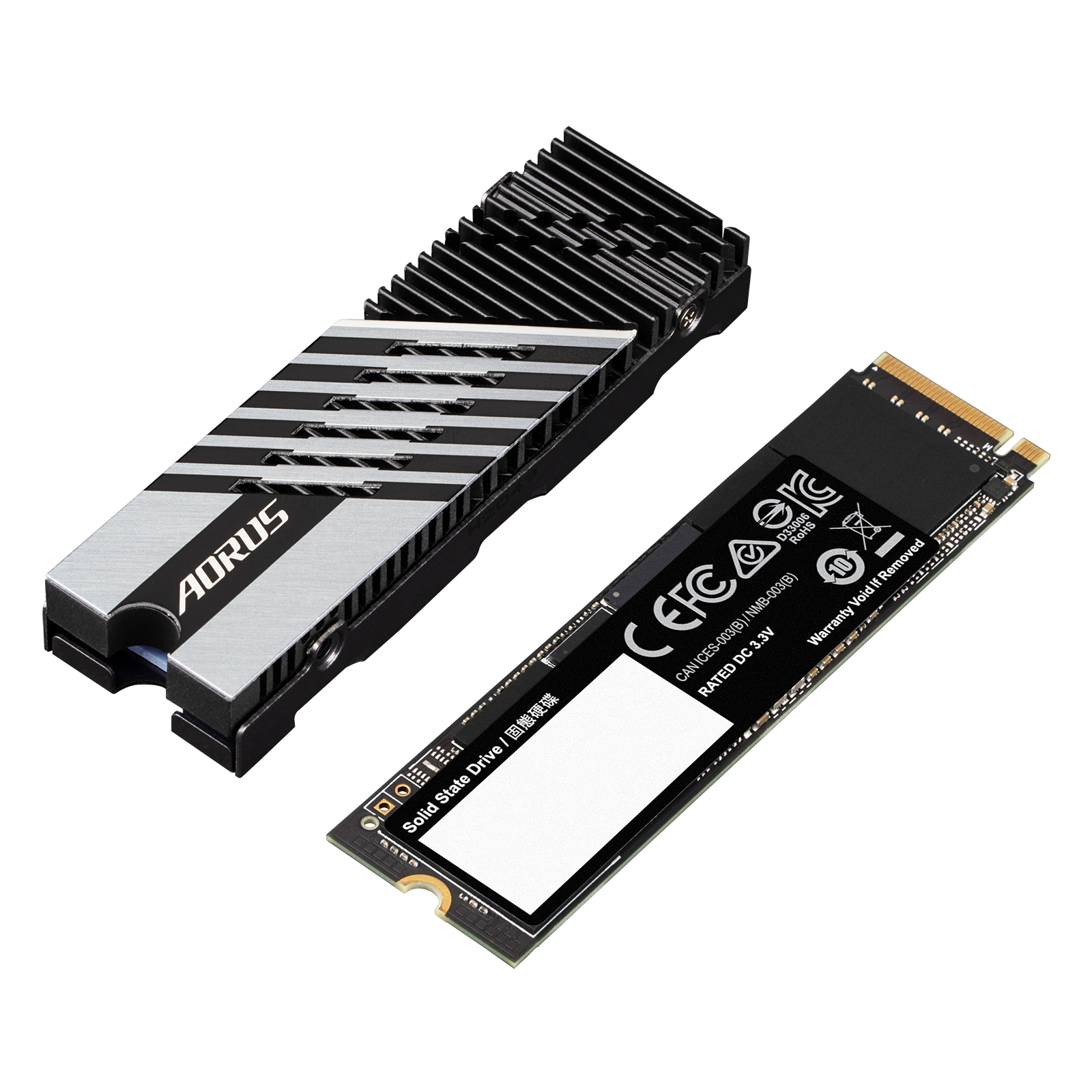 Gigabyte Aorus Gen4 7300 SSD NVMe Gen4 with DRAM and Heatsink Support PS5