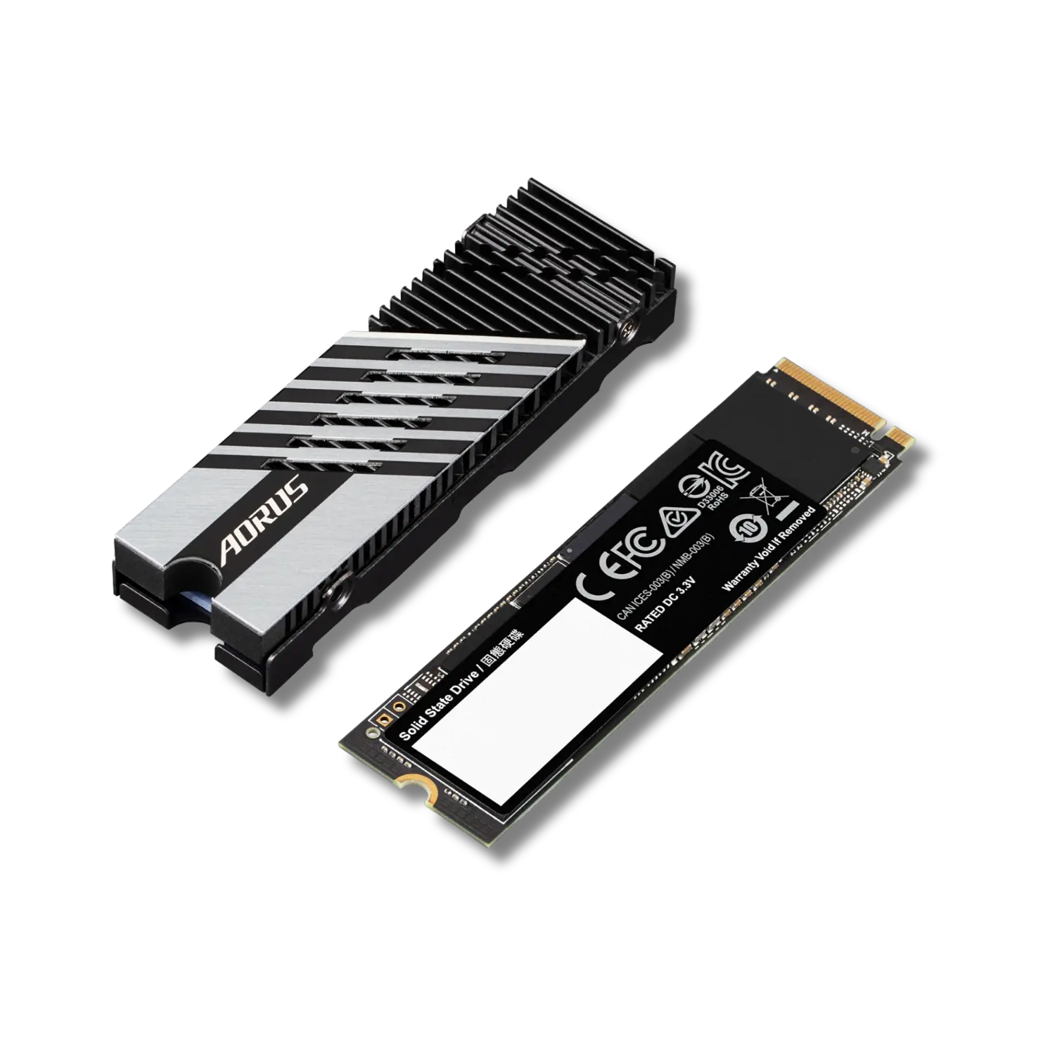 Gigabyte Aorus Gen4 7300 SSD NVMe Gen4 with DRAM and Heatsink Support PS5 - متجر TT Tab للتقنيات الحديثة