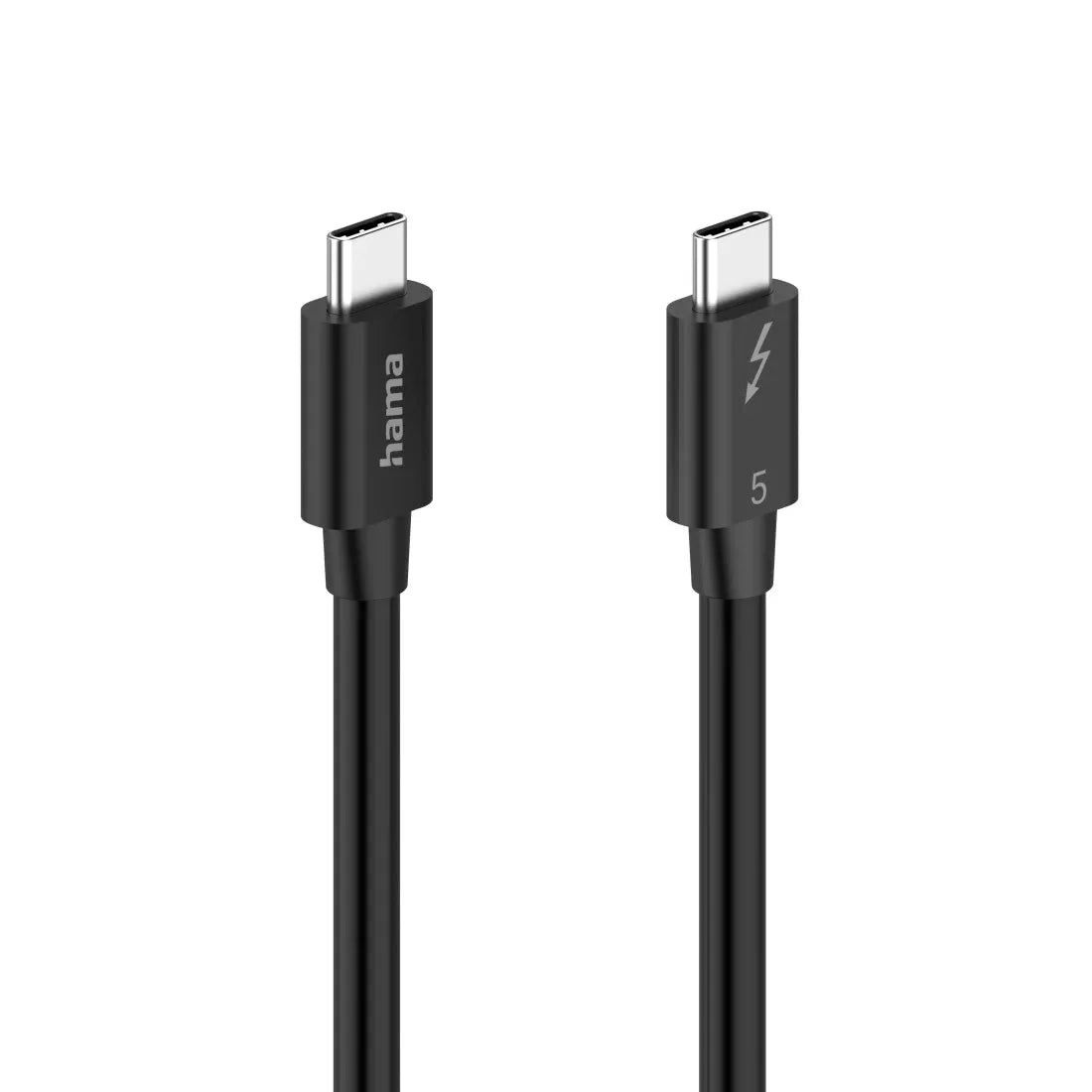 Hama 00200796 USB-C Thunderbolt-5 80Gbps 5A 240W Ultra-HD 8K Data and Charging Cable
