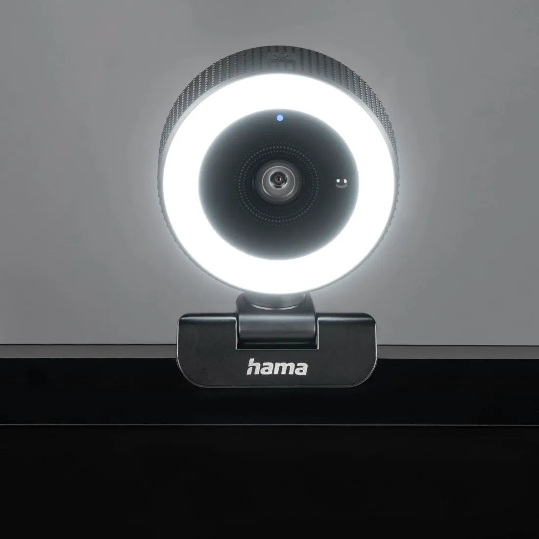 Hama C-850 Pro QHD 2K Webcam with Built-in Ring Light & Remote Control - متجر TT Tab للتقنيات الحديثة
