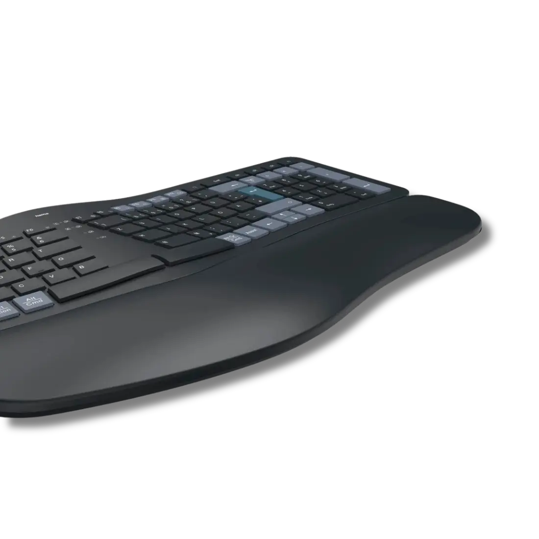 Hama WK-900 Ergo Multi-Device Wireless and Bluetooth Split Ergonomic Keyboard with Backlight - متجر TT Tab للتقنيات الحديثة
